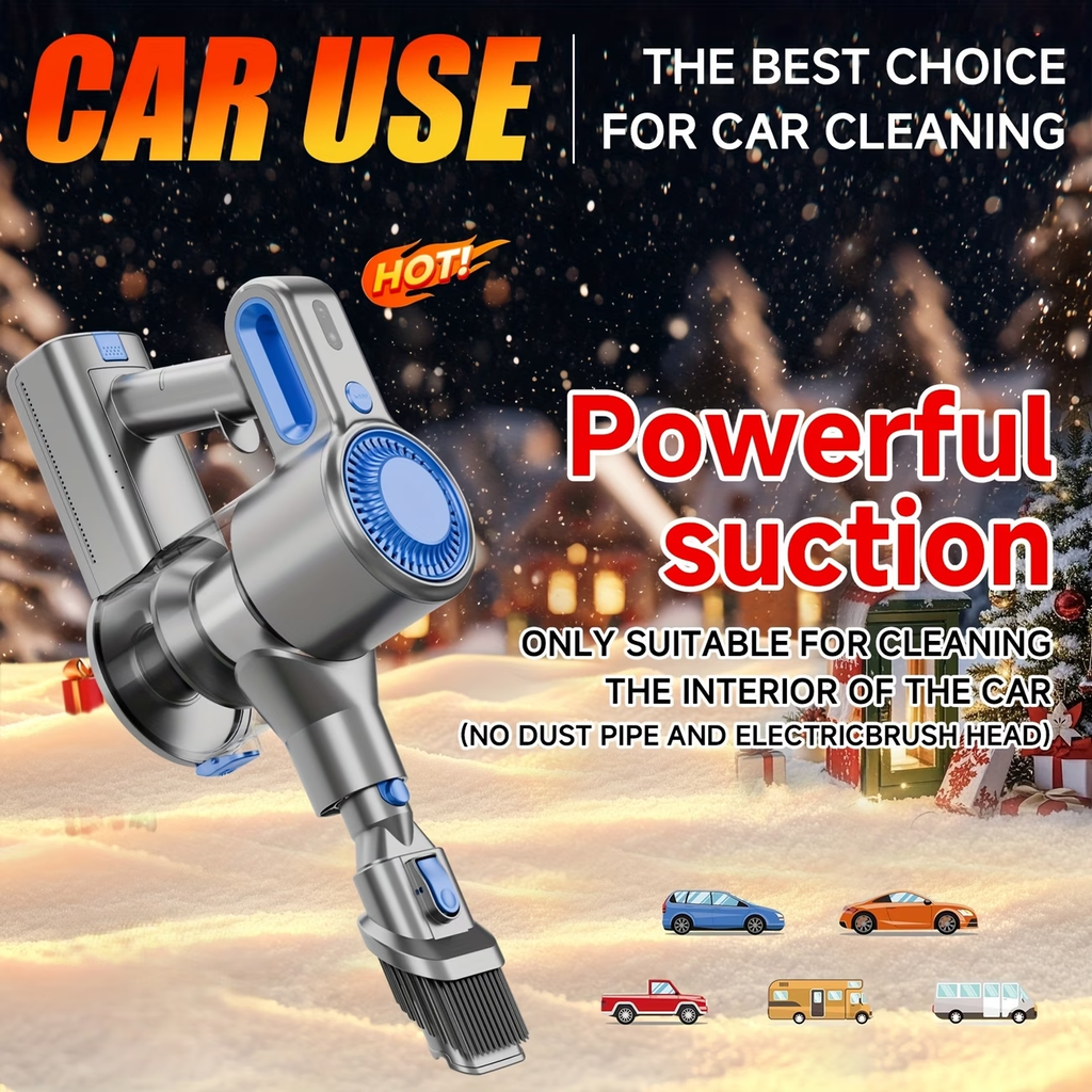 Premium 45-70Kpa Cordless Stick Vacuum Cleaner with Anti-Tangle Technology