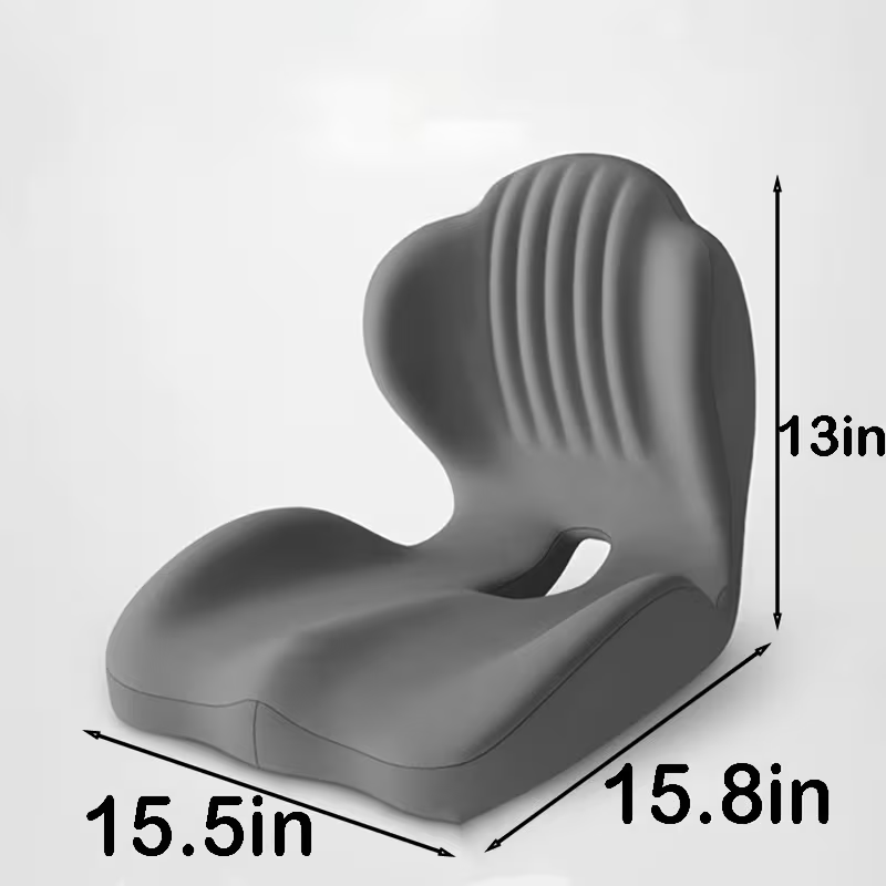 Ergonomic Memory Foam Lumbar Support & Seat Cushion Set | Breathable Back Support for Office, Driving & Long Sitting | Relief & Comfort Gift