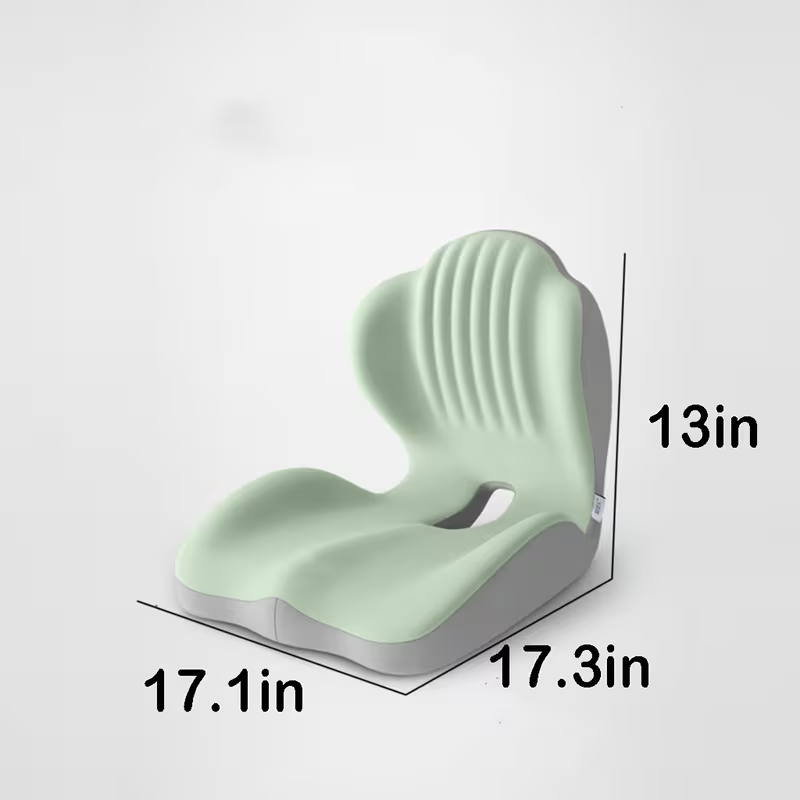 Ergonomic Memory Foam Lumbar Support & Seat Cushion Set | Breathable Back Support for Office, Driving & Long Sitting | Relief & Comfort Gift