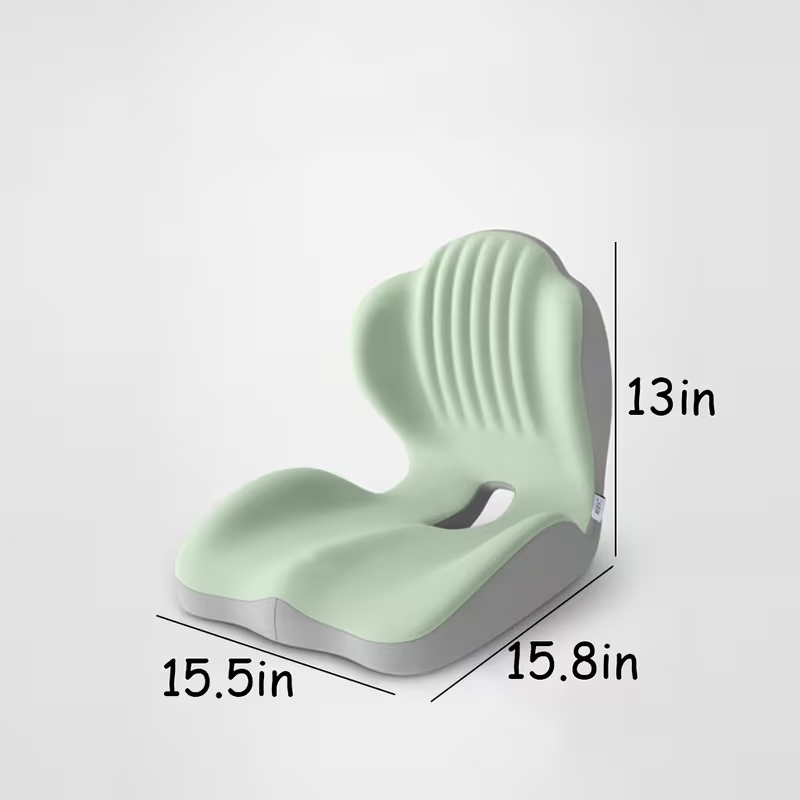 Ergonomic Memory Foam Lumbar Support & Seat Cushion Set | Breathable Back Support for Office, Driving & Long Sitting | Relief & Comfort Gift