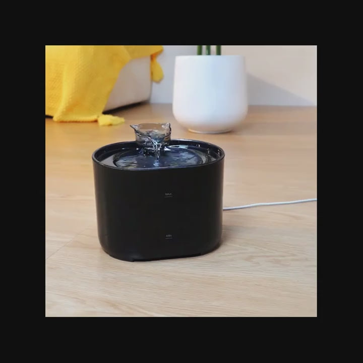 Premium 2.2L Automatic Cat Water Fountain | Ultra-Quiet Kitty Spout Dispenser | 73oz Large Capacity for Multi-Pet Homes (Filters Included)