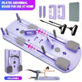 8-in-1 Multifunctional Folding Pilates Board | Full Body Home Gym Set with Resistance Bands | Portable Push-Up & Core Strength Trainer