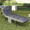 Heavy-Duty 550 lbs Capacity Folding Camping Bed | 71" Adjustable Outdoor Lounge Chair | Portable Guest Cot for Travel, Beach & Home Office