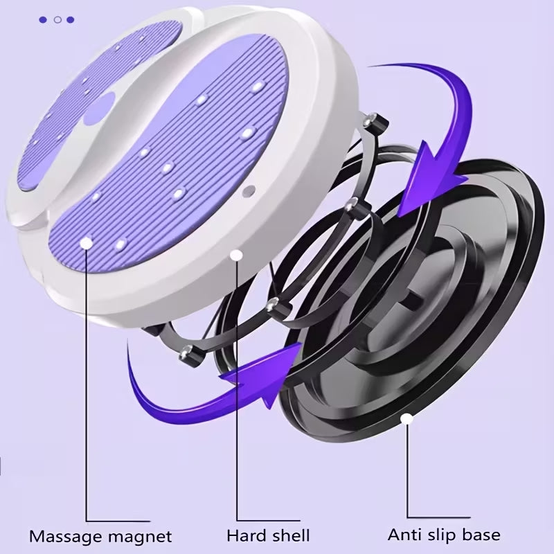3D Yoga Twist Board - 350kg Heavy-Duty Waist Twisting Disc for Home Fitness & Core Workout