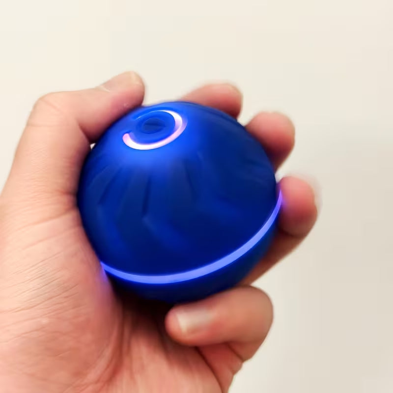 Premium Smart Interactive Dog Ball | Automatic Rolling & Jumping Toy with LED Lights | USB Rechargeable Boredom Buster for All Surfaces