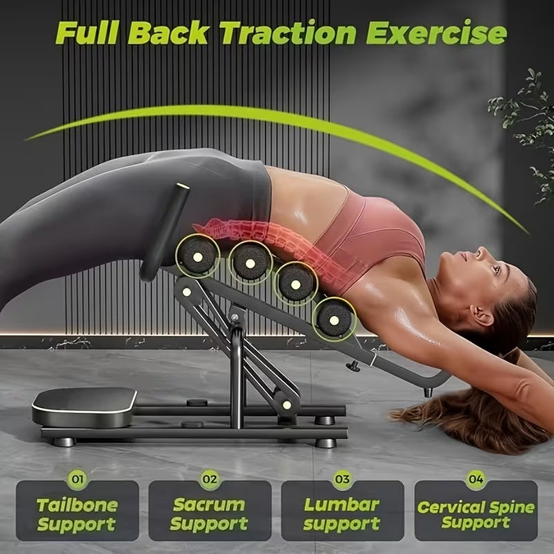 Heavy-Duty Inversion Table & Back Stretching Machine - Core Fitness Handstand Chair