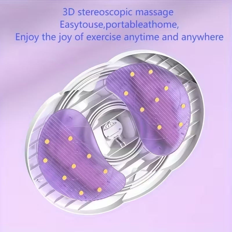 3D Yoga Twist Board - 350kg Heavy-Duty Waist Twisting Disc for Home Fitness & Core Workout