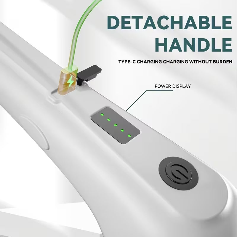 2026 Ultra-Power 7-in-1 Electric Cleaning Brush | Extendable Long Handle Scrubber | Cordless Waterproof Sweeper for Kitchen, Bathroom & Floor