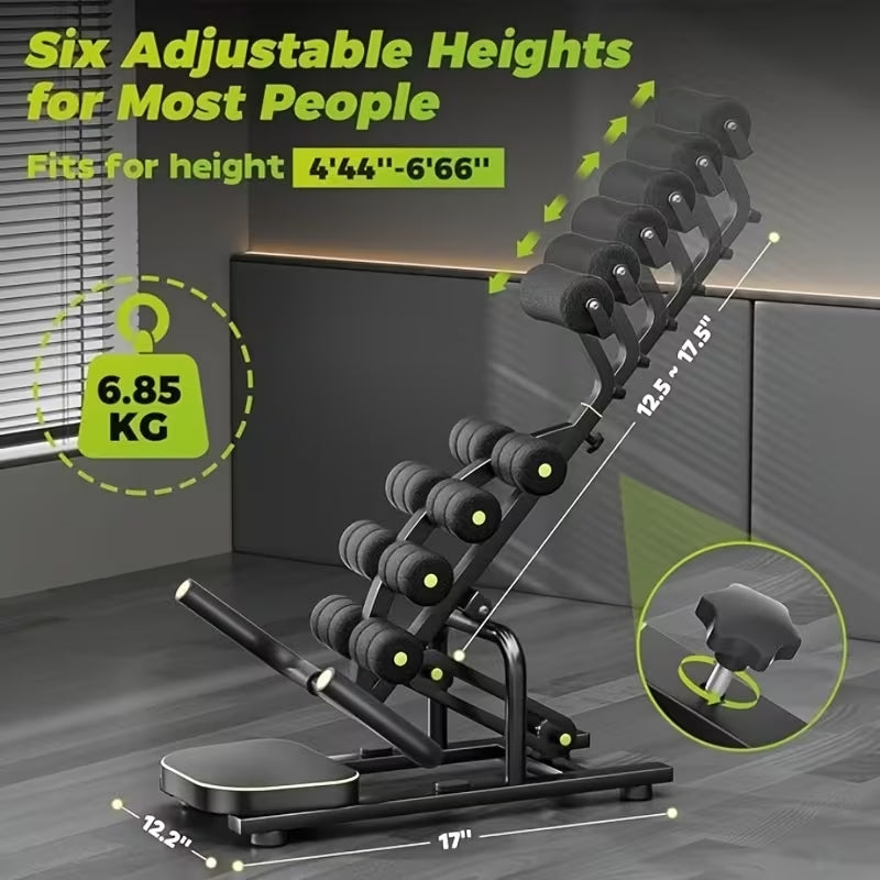 Heavy-Duty Inversion Table & Back Stretching Machine - Core Fitness Handstand Chair