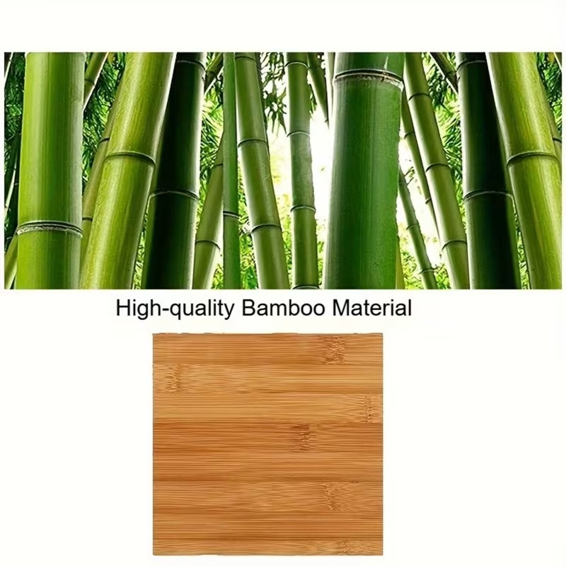 Scandinavian Minimalist Bamboo Shelf | Versatile Compact Bookshelf & Display Rack | Fast & Easy Assembly Storage Unit
