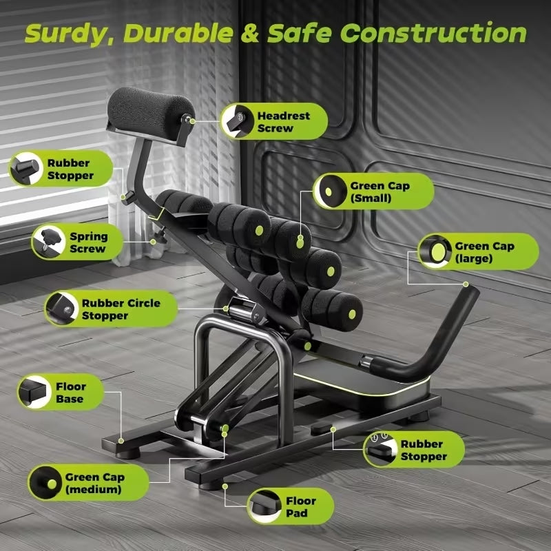 Heavy-Duty Inversion Table & Back Stretching Machine - Core Fitness Handstand Chair
