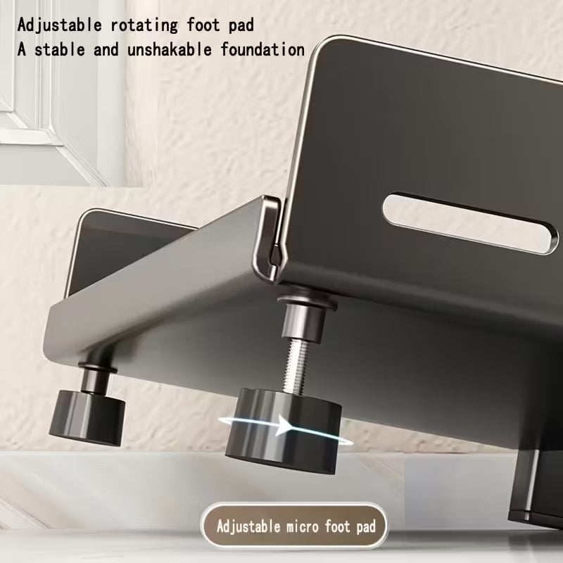 All-in-One Multi-Tier Kitchen Countertop Organizer | Integrated Knife Stand & Seasoning Rack | Space-Saving Storage for Spices, Oils & Utensils