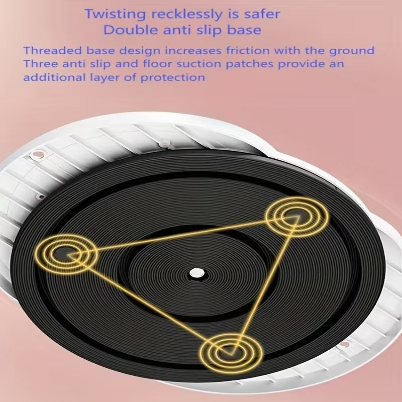3D Yoga Twist Board - 350kg Heavy-Duty Waist Twisting Disc for Home Fitness & Core Workout