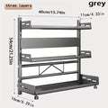 All-in-One Multi-Tier Kitchen Countertop Organizer | Integrated Knife Stand & Seasoning Rack | Space-Saving Storage for Spices, Oils & Utensils