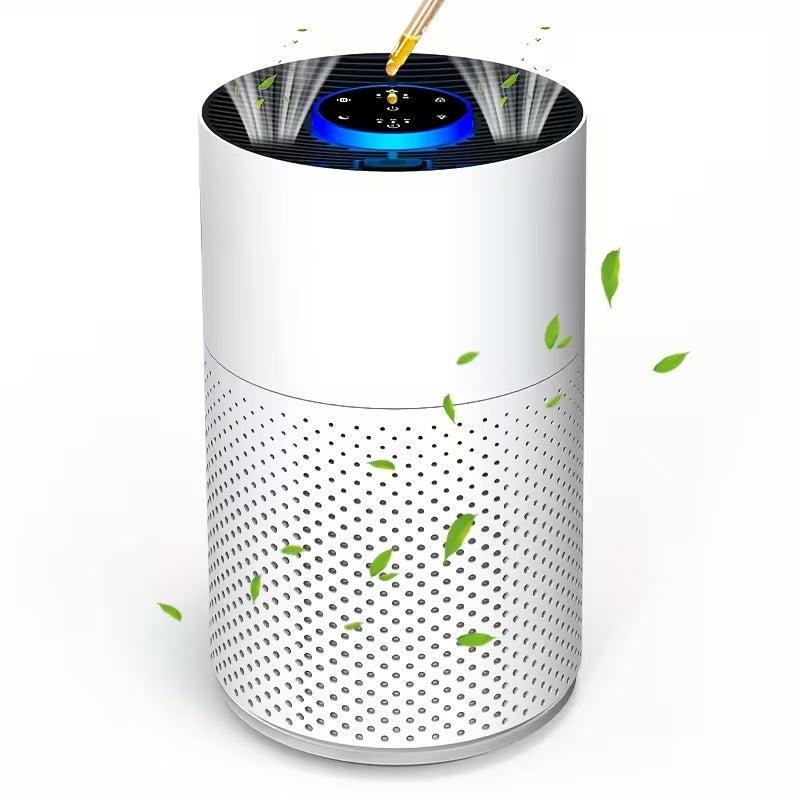H13 True HEPA Air Purifier for Home & Bedroom | 3-in-1 High-Efficiency Filter | Ultra-Quiet Sleep Mode for Allergies, Pet Hair, Smoke & Odor
